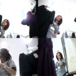 店員さんのスカートの中 毛まではっきり 175-minthairs1