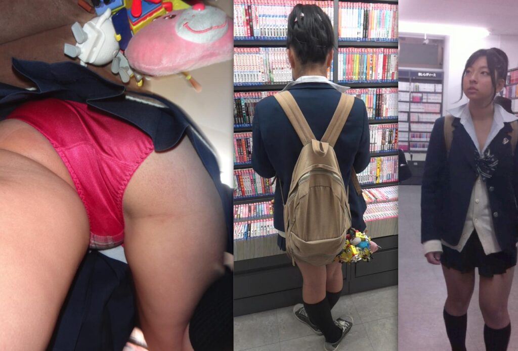 パンチラ 逆さ画像集