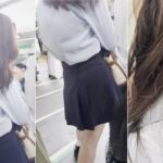 痴漢報告 117 朝の最強にミニスカートで乗る女子大生に生マン fukuro_FTH-117s1