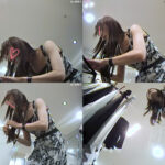 ドレッシーなワンピを着た長身美人お姉さま店員さん 142-otona-t_5mins1