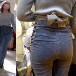 ピッタリジーンズ 自由奔放に動き回るマシュマロ尻を近距離接写 m_tanbou_167_10mins1